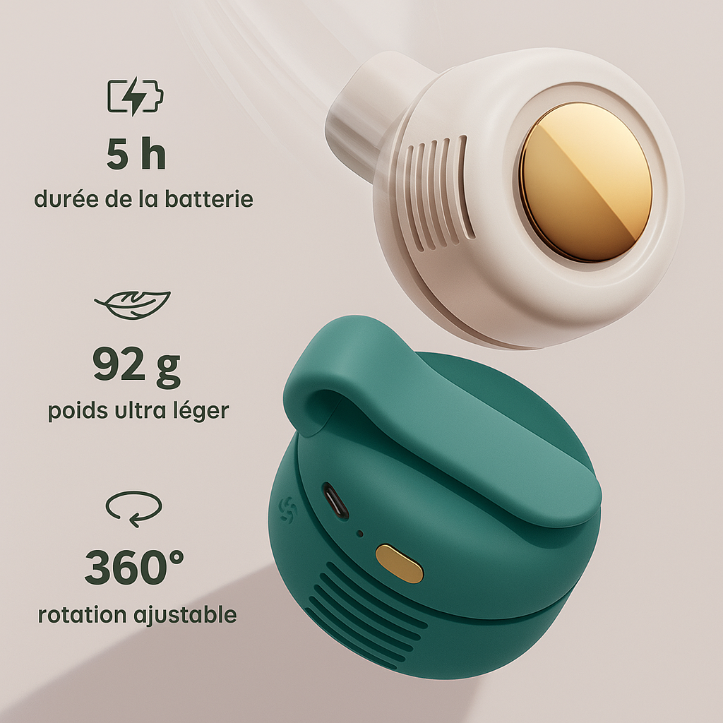 AirPop™ – Le Mini Ventilateur Portable de l’Été