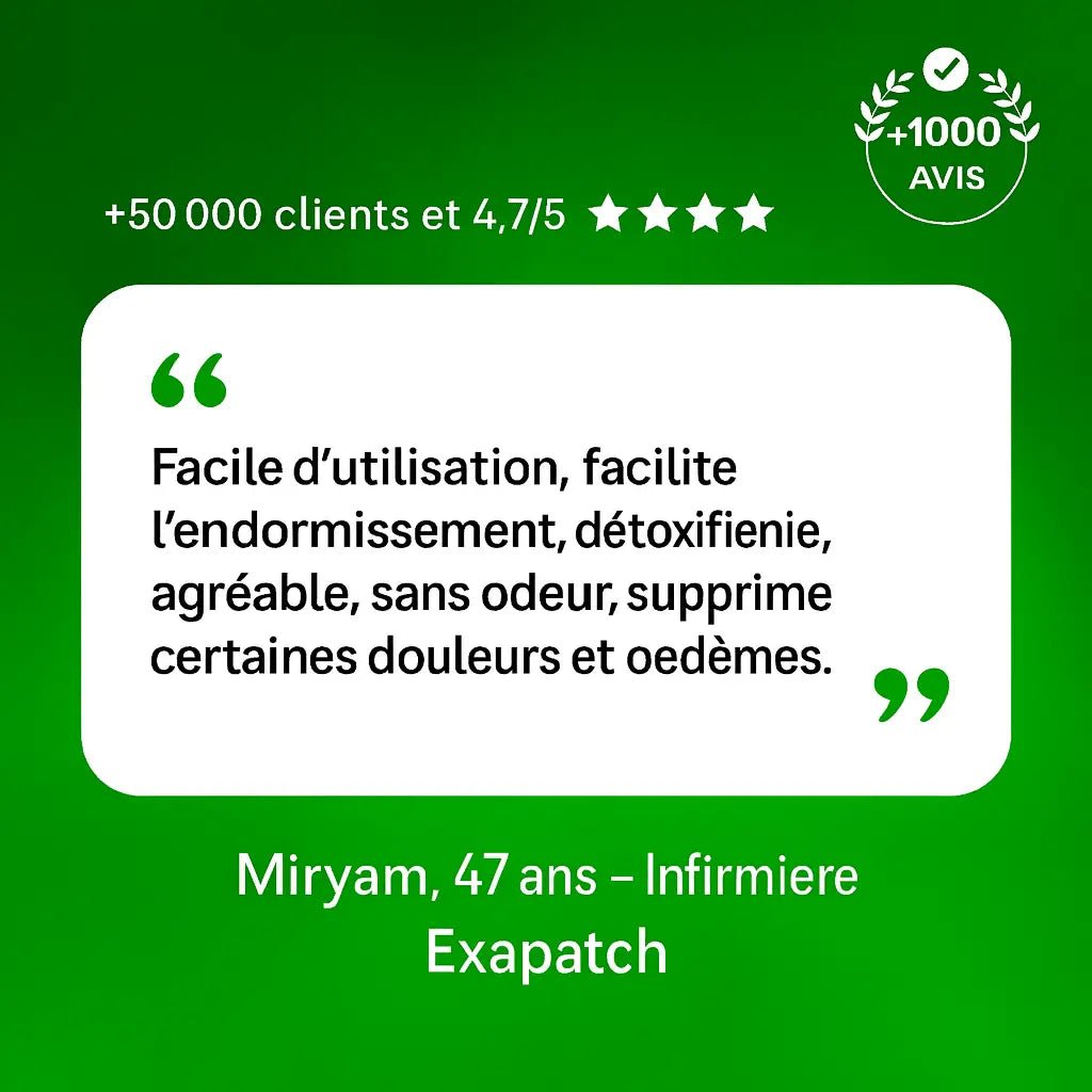 Patchs Détox Pieds Naturels - Exapatch - Patchs Détox Pieds Exapatch