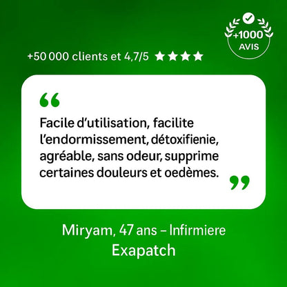 Patchs Détox Pieds Naturels - Exapatch - Patchs Détox Pieds Exapatch