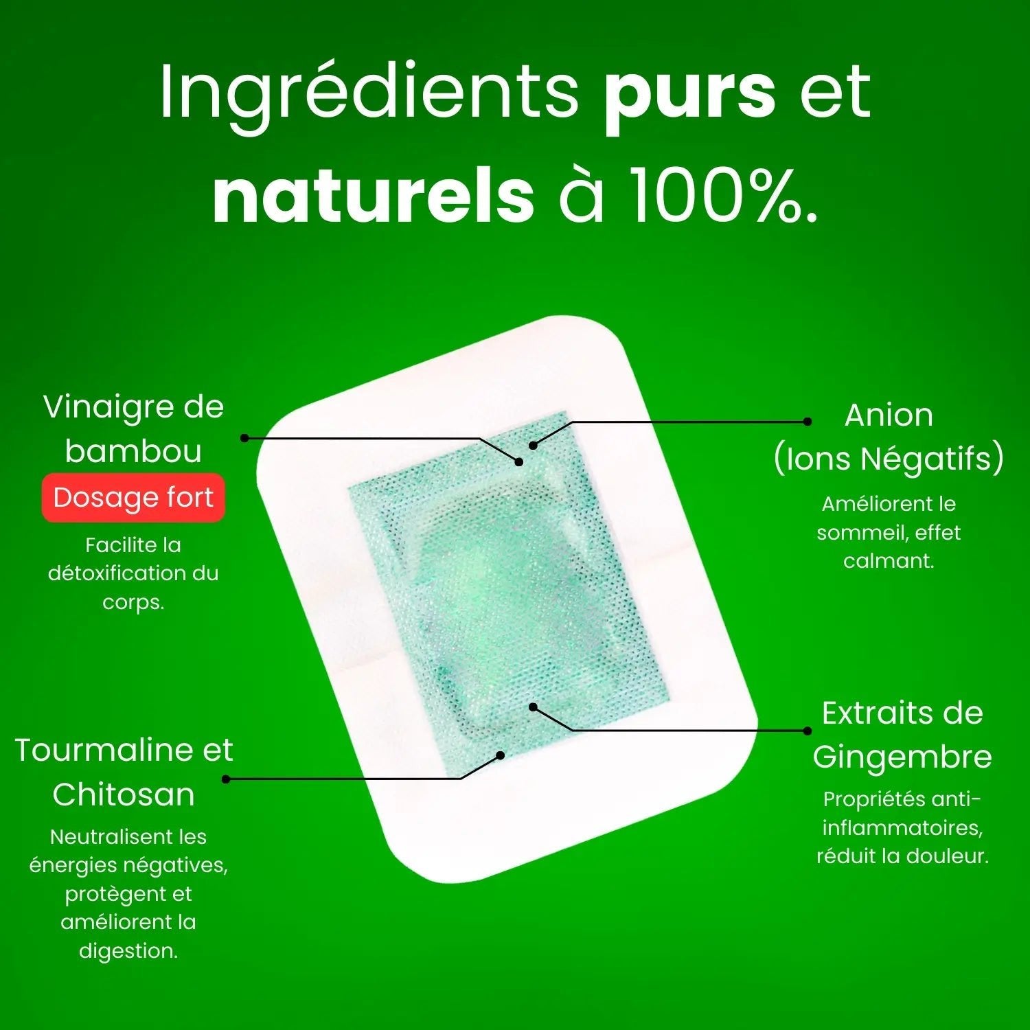 Patchs Détox Pieds Naturels - Exapatch - Patchs Détox Pieds Exapatch