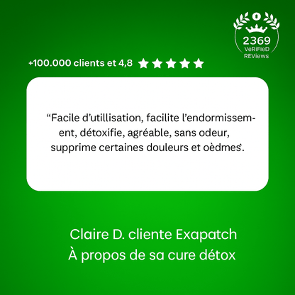 Patchs Détox Pieds Naturels - Exapatch - Patchs Détox Pieds Exapatch